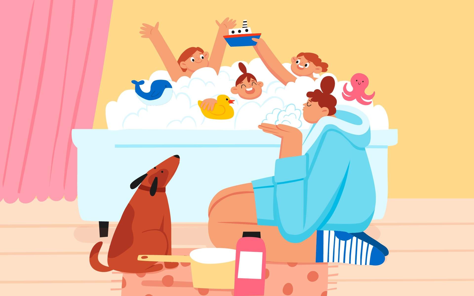 Simple practices for raising happy children, even in difficult times.