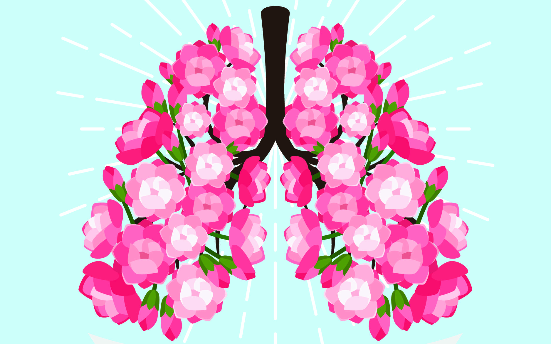 Blooming lungs - meditation begins with the breath
